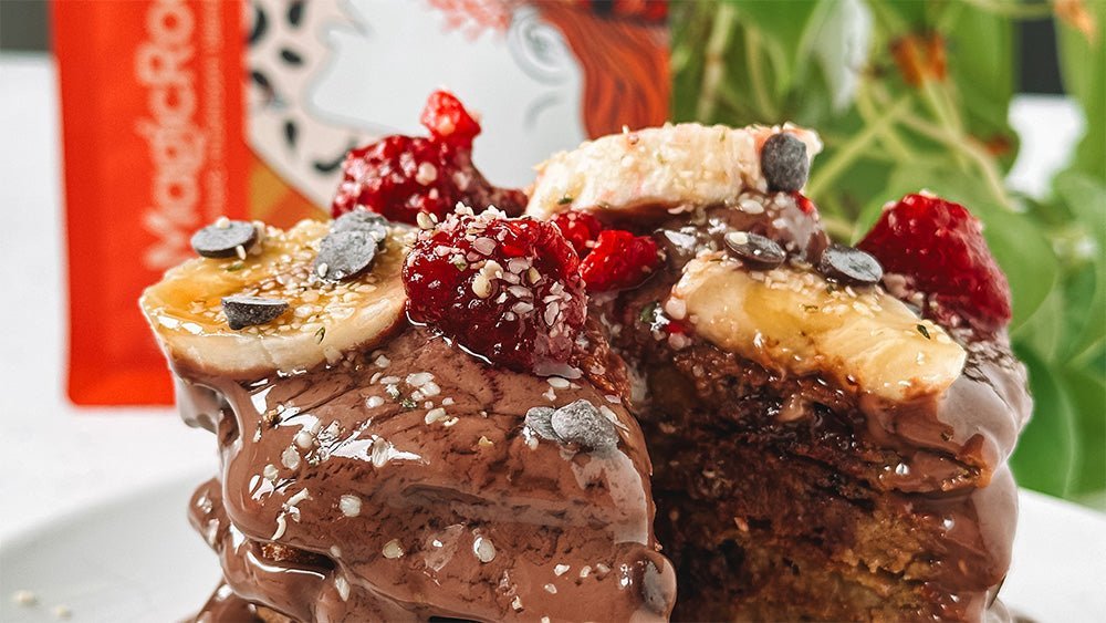 Ovsene čoko bananine palačinke z MagicRooty-jem - FeelRooty