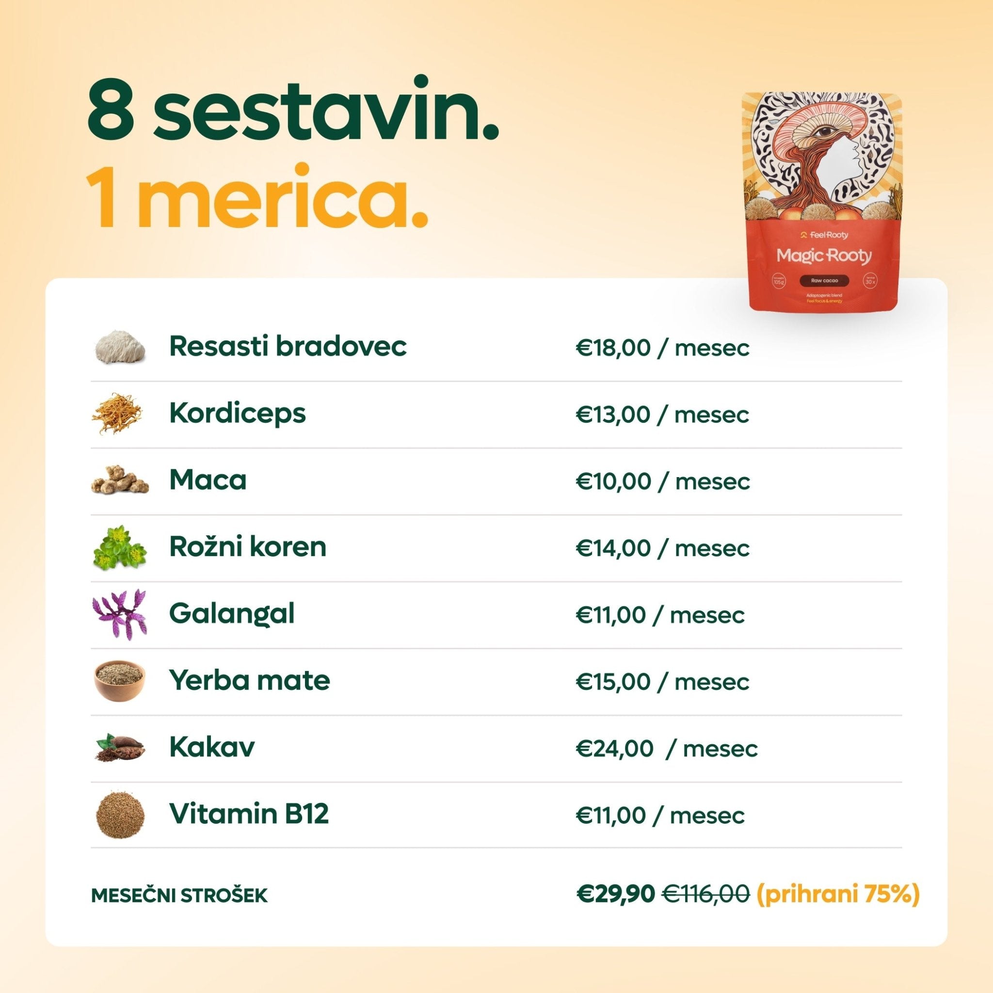 MagicRooty 3X Čoko Cimet - FeelRooty